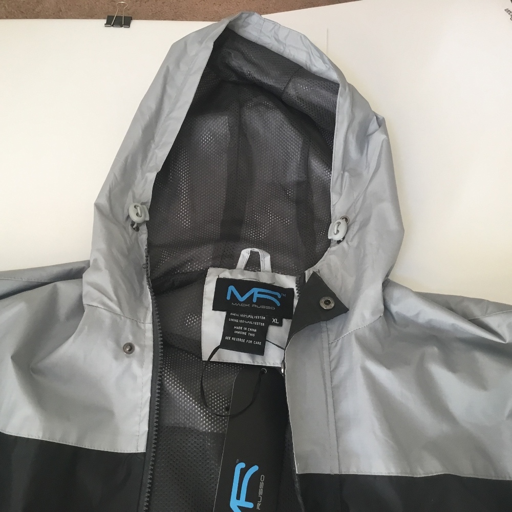 Men’s XL Mack Russo windbreaker hoodie jacket